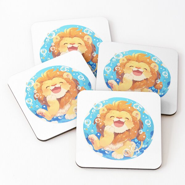 Item preview, Lion // Cute Lion art // Lions // children // Bubbles // Baby Lion designed and sold by SMARTKIT  DESIGNAGENCY.