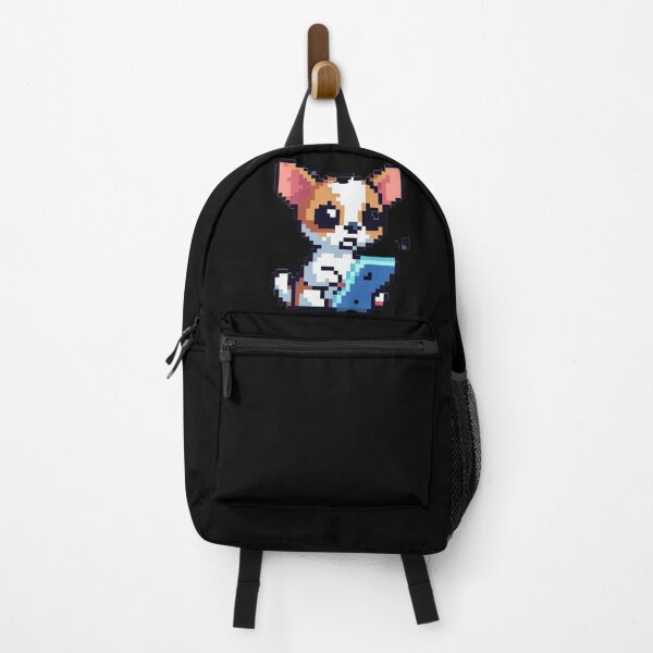 Item preview, Suprised Chihuahua on Mobile Phone Pixelart designed and sold by SilverLook48.