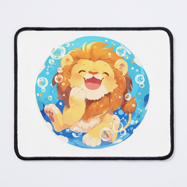 Item preview, Lion // Cute Lion art // Lions // children // Bubbles // Baby Lion designed and sold by SMARTKIT DESIGNAGENCY.