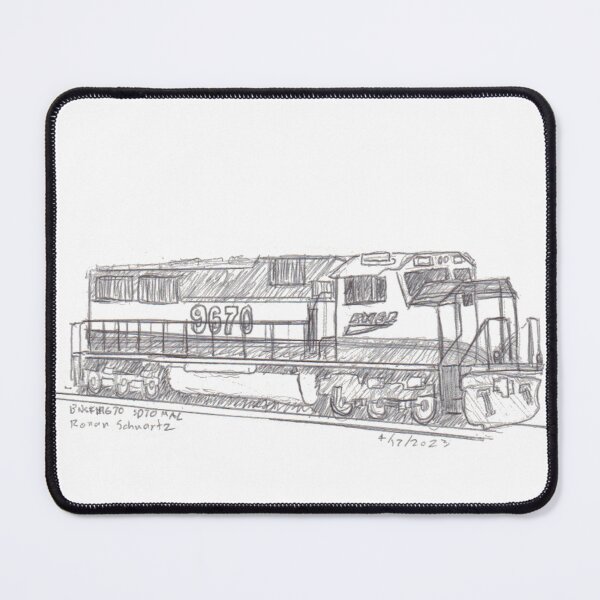 Item preview, BNSF 9670 designed and sold by RailroadShirts.