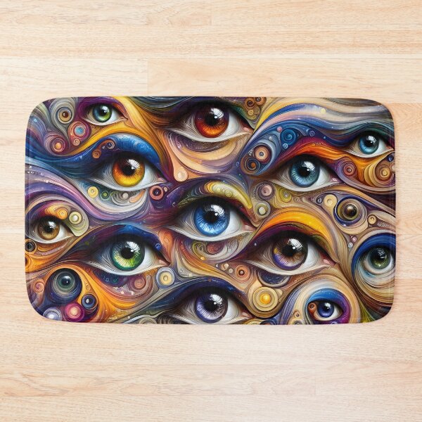 Item preview, Eyes of Insight: Abstract Reverie designed and sold by AI-Only Creations.