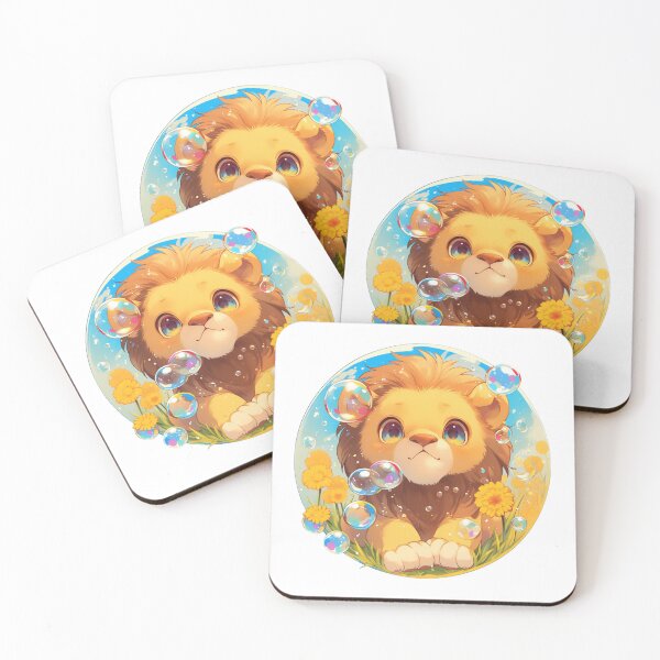 Item preview, Lion // Cute Lion art // Lions // children // Bubbles // Baby Lion designed and sold by SMARTKIT  DESIGNAGENCY.