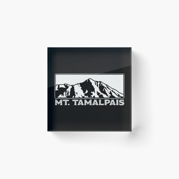 Item preview, Mt. Tamalpais aka Mount Tam Horizontal white image for dark background designed and sold by SeeMac.