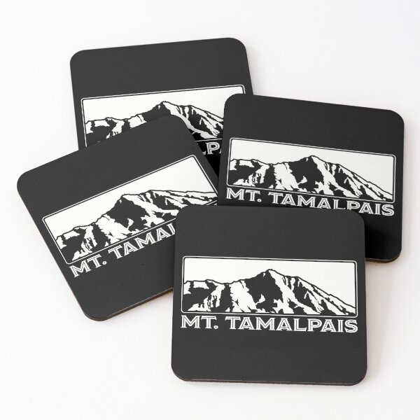 Item preview, Mt. Tamalpais aka Mount Tam Horizontal white image for dark background designed and sold by SeeMac.