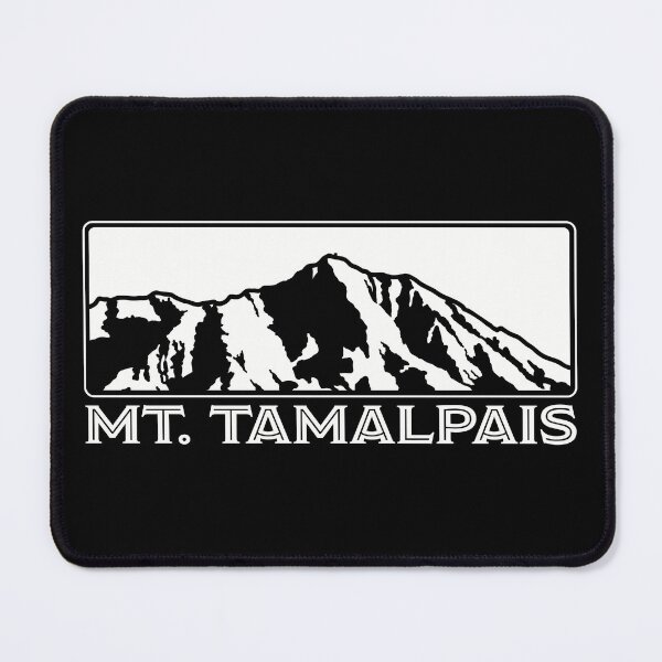 Item preview, Mt. Tamalpais aka Mount Tam Horizontal white image for dark background designed and sold by SeeMac.