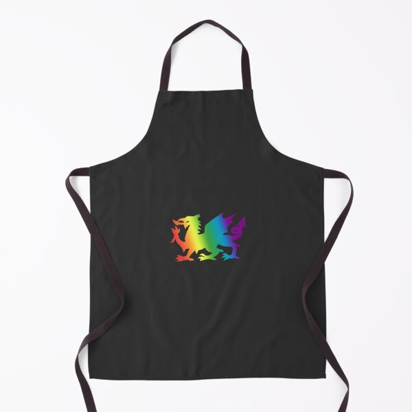 Item preview, Minimalist Rainbow Welsh Dragon designed and sold by egogrenade.