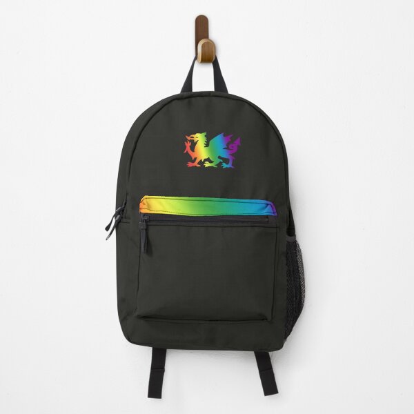 Item preview, Minimalist Rainbow Welsh Dragon designed and sold by egogrenade.