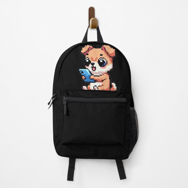 Item preview, Happy Suprised Chihuahua on Mobile Phone Pixelart designed and sold by SilverLook48.
