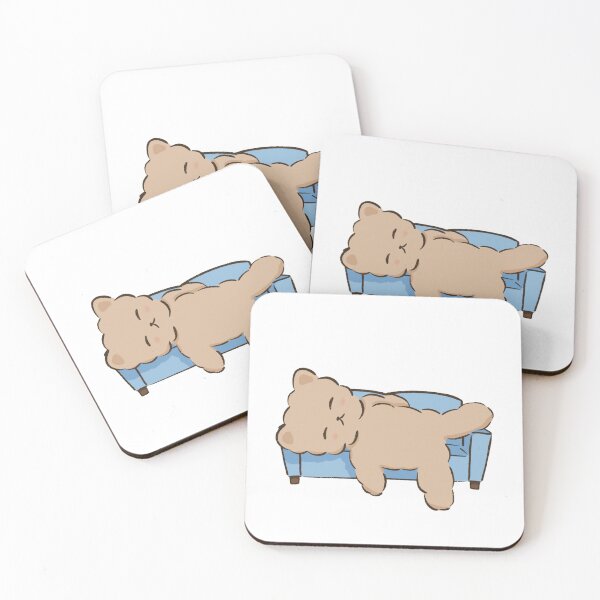 Item preview, Lazy Bear on Couch (without text) designed and sold by alopricity.