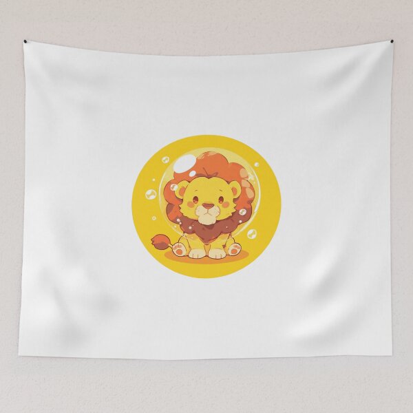 Item preview, Lion // Cute Lion art // Lions // children // Bubbles // Baby Lion designed and sold by SMARTKIT  DESIGNAGENCY.