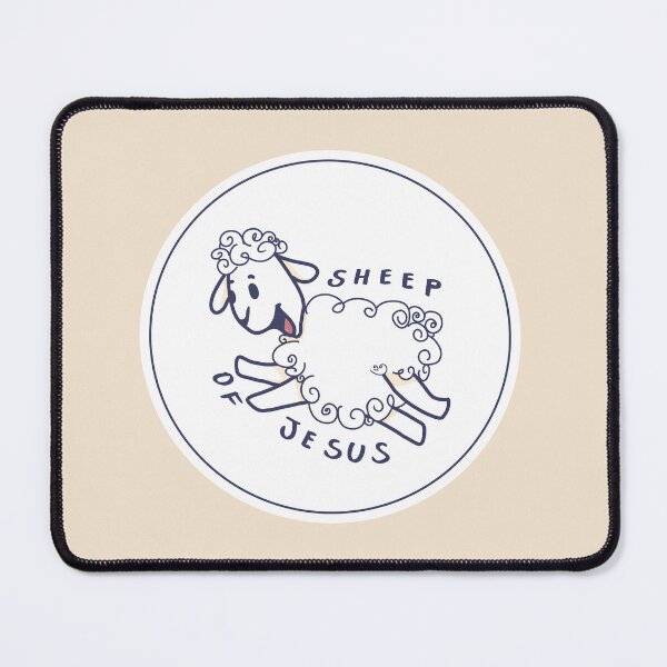 Item preview, Sheep of Jesus - Christian Print designed and sold by kaartistore.