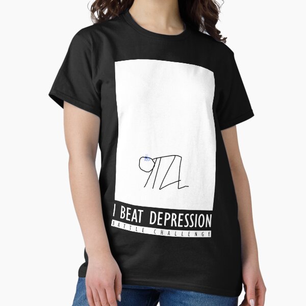 i beat depression battle challenge Classic T-Shirt