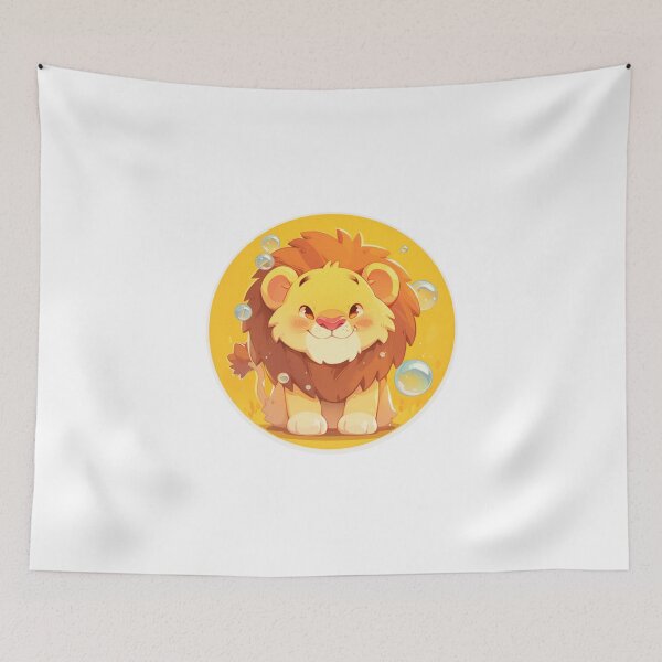 Item preview, Lion // Cute Lion art // Lions // children // Bubbles // Baby Lion designed and sold by SMARTKIT  DESIGNAGENCY.