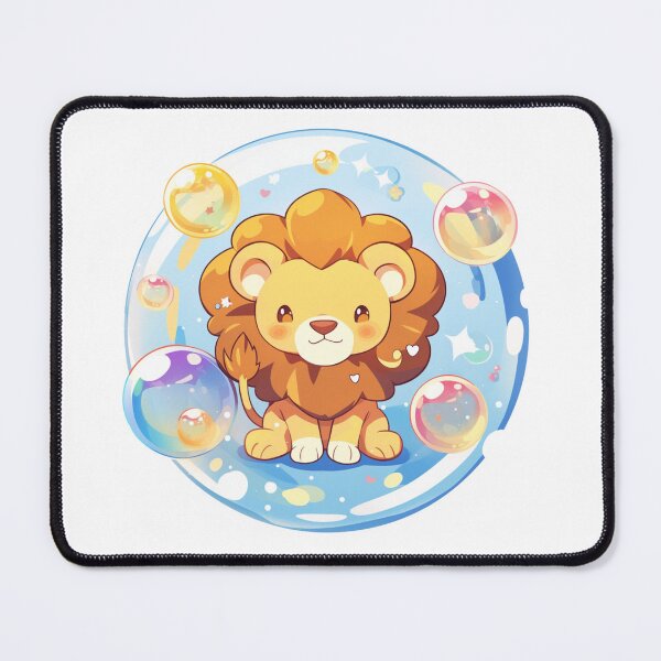 Item preview, Lion // Cute Lion art // Lions // children // Bubbles // Baby Lion designed and sold by SMARTKIT DESIGNAGENCY.