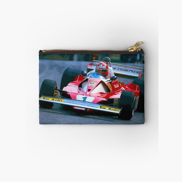 Item preview, Niki Lauda racing his 1976 F1 312T2 racecar abstract designed and sold by Rodissimus1984.