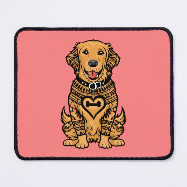 Item preview, tattooed golden retriever designed and sold by 123ks.