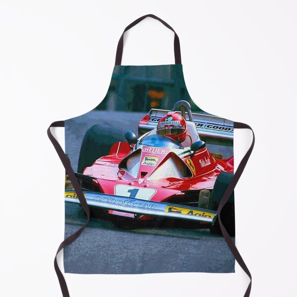 Item preview, Niki Lauda racing his 1976 F1 312T2 racecar abstract designed and sold by Rodissimus1984.
