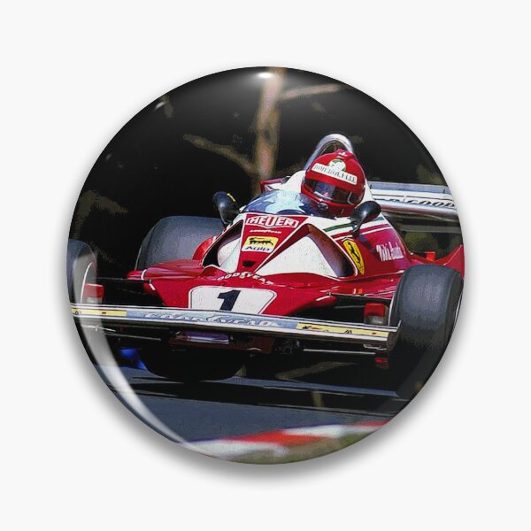 Item preview, Niki Lauda racing his 1976 F1 312T2 racecar in the German Grand Prix on the Nurburgring abstract designed and sold by Rodissimus1984.