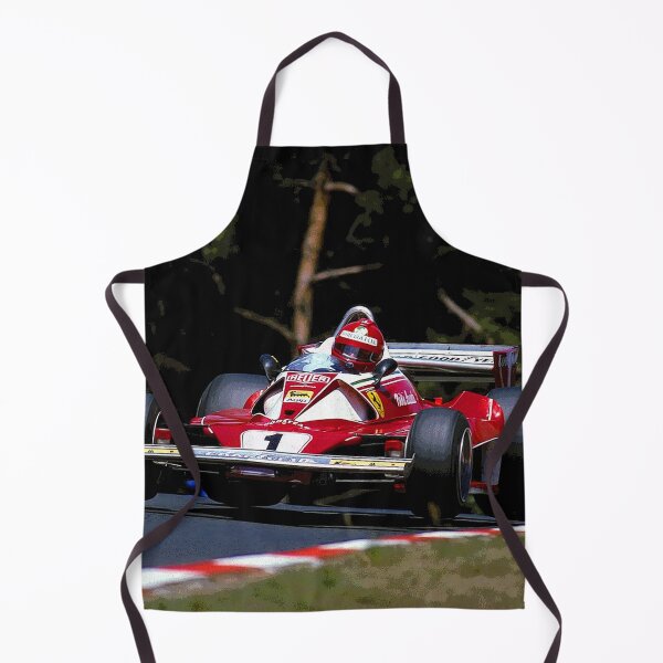 Item preview, Niki Lauda racing his 1976 F1 312T2 racecar in the German Grand Prix on the Nurburgring abstract designed and sold by Rodissimus1984.