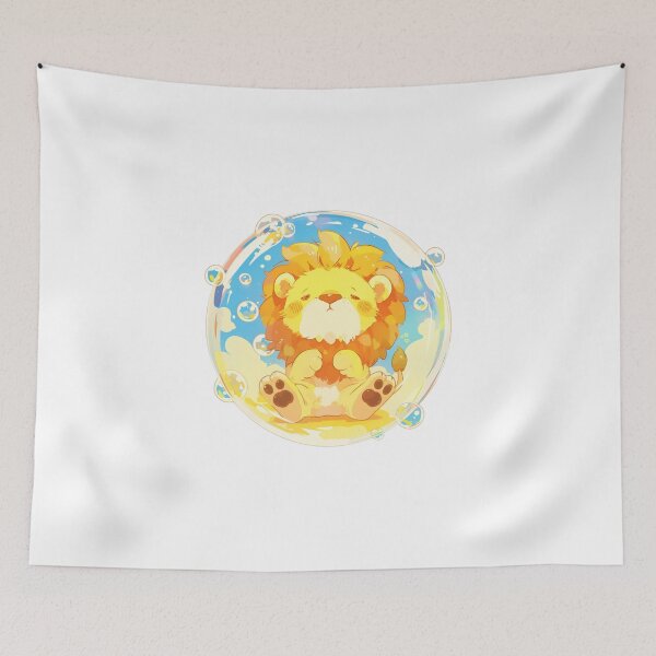 Item preview, Lion // Cute Lion art // Lions // children // Bubbles // Baby Lion designed and sold by SMARTKIT  DESIGNAGENCY.