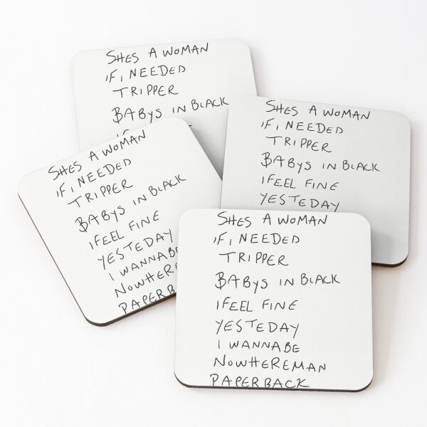 Item preview, Paul’s 1966 Setlist designed and sold by thebcarts.