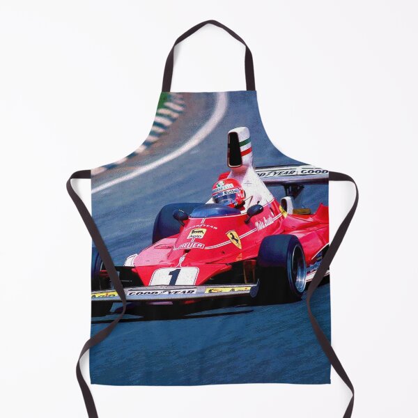 Item preview, Niki Lauda racing his 1975 F1 312T2 racecar in the German Grand Prix on the Nürburgring abstract designed and sold by Rodissimus1984.