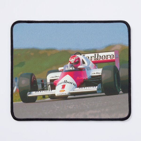 Item preview, Niki Lauda racing his 1985 F1 MP4 2 racecar designed and sold by Rodissimus1984.