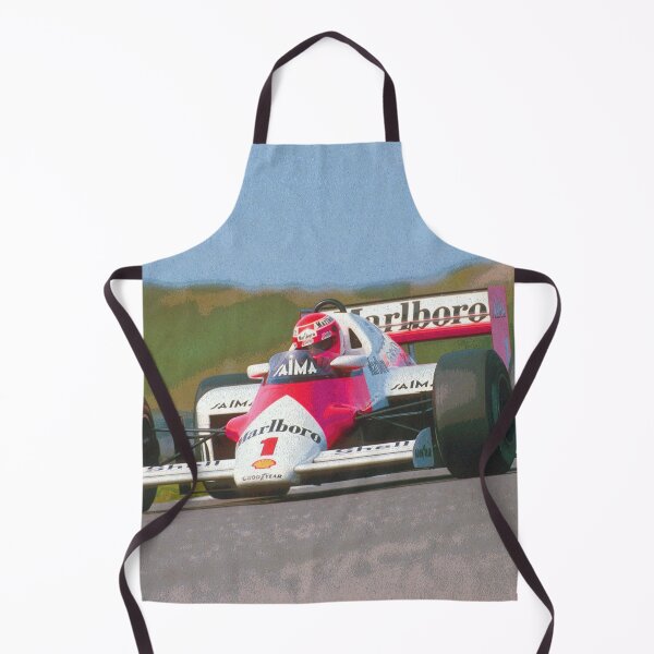 Item preview, Niki Lauda racing his 1985 F1 MP4 2 racecar designed and sold by Rodissimus1984.
