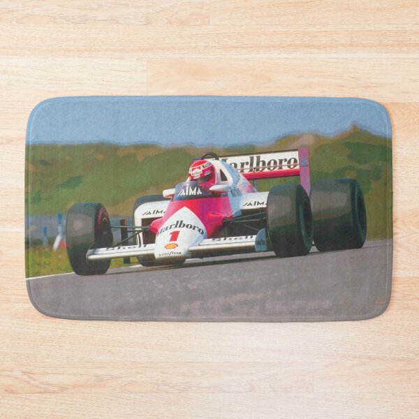 Item preview, Niki Lauda racing his 1985 F1 MP4 2 racecar designed and sold by Rodissimus1984.