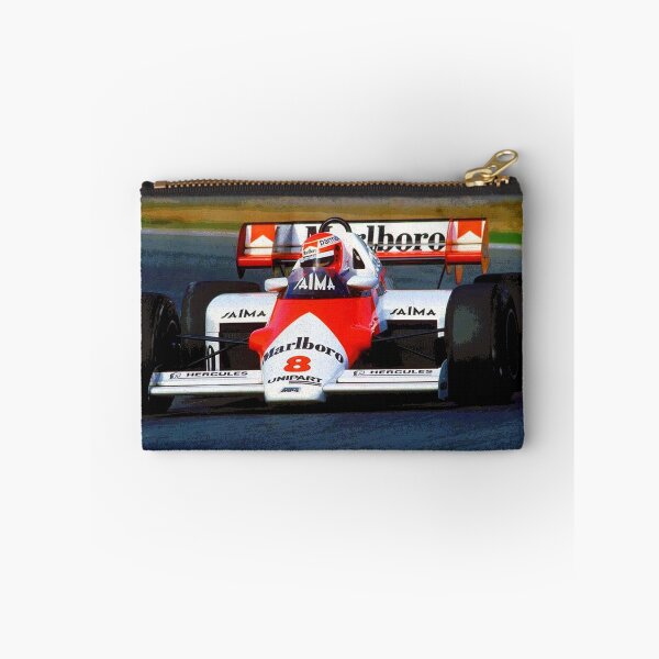 Item preview, Niki Lauda racing his 1984 F1 MP4 2 racecar during the Portugese Grand Prix abstract designed and sold by Rodissimus1984.