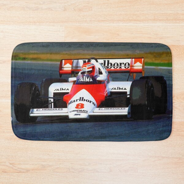 Item preview, Niki Lauda racing his 1984 F1 MP4 2 racecar during the Portugese Grand Prix abstract designed and sold by Rodissimus1984.