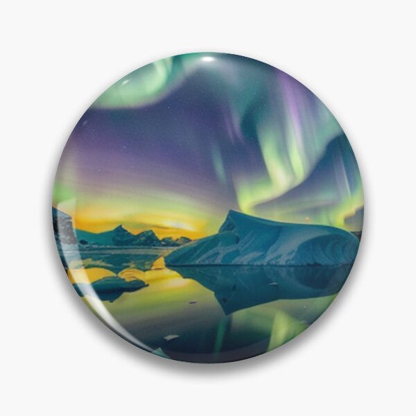 Item preview, Antarctica's Breathtaking Aurora Australis: Spectacular Polar Lights designed and sold by EnchantedVista.