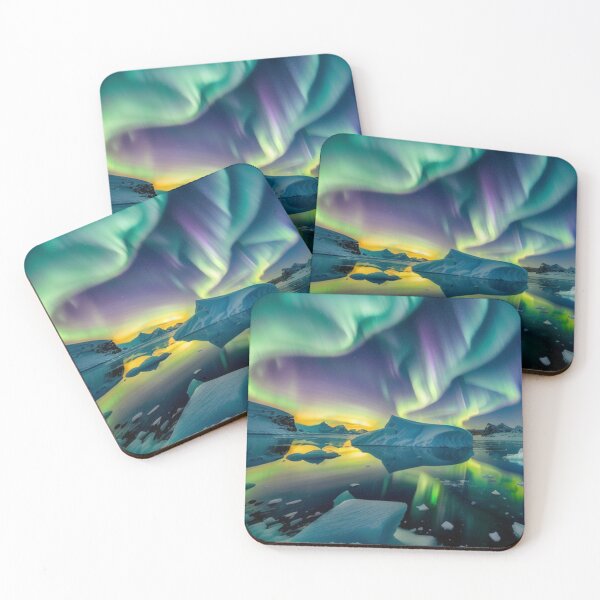 Item preview, Antarctica's Breathtaking Aurora Australis: Spectacular Polar Lights designed and sold by EnchantedVista.