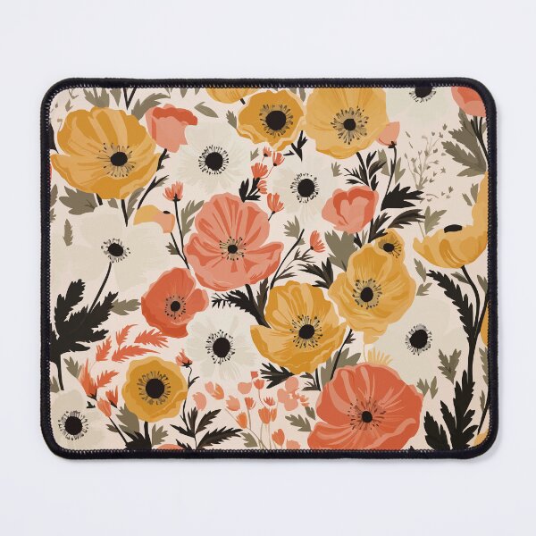 Item preview, Whimsy Sunlit Floral Poppies designed and sold by meggydesigns.