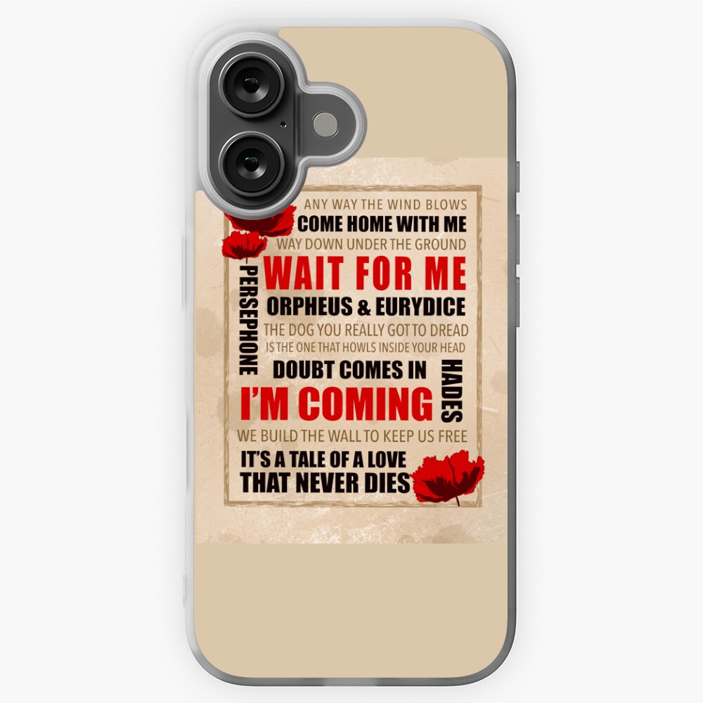 Hadestown Lyrics iPhone Case