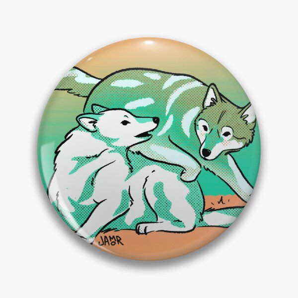 Item preview, Two Wolves Desert Retro designed and sold by jastinamor.