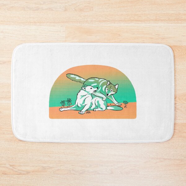 Item preview, Two Wolves Desert Retro designed and sold by jastinamor.
