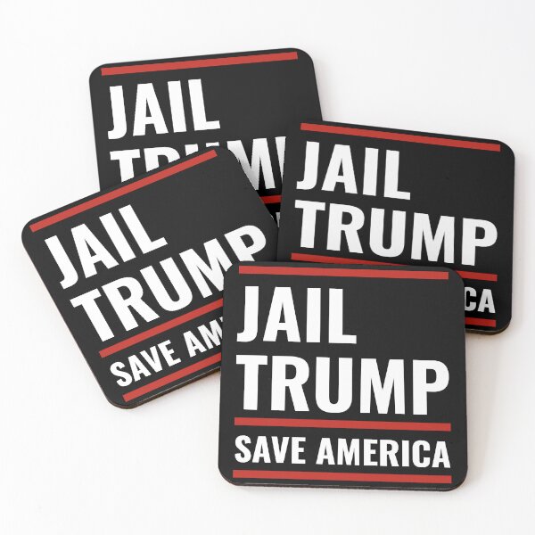 Item preview, JAIL Trump Save America Anti Trump Political Protest Inverted designed and sold by TQDitty.