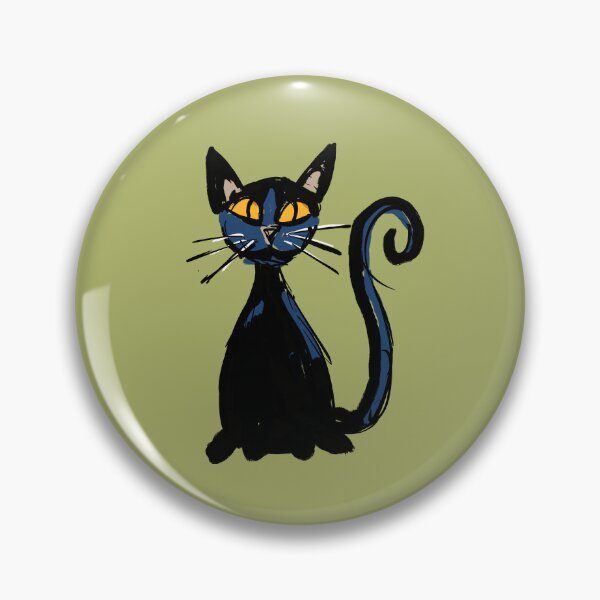 Artikelvorschau, Gekritzel einer schwarzen Katze entworfen und verkauft von kobyakov.