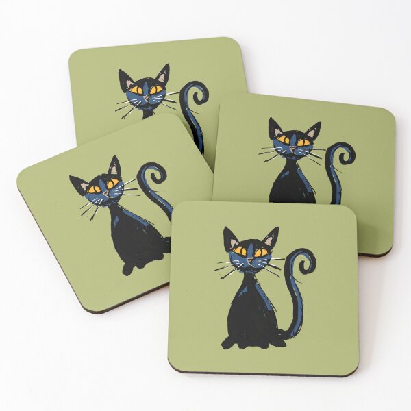 Item preview, black cat scribble designed and sold by kobyakov.