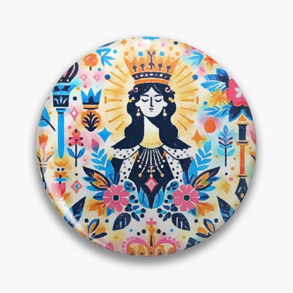 Item preview, Fusión Folclore Floral designed and sold by pinebluedesign.