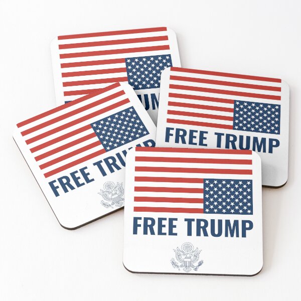 Item preview, Free Trump Upside Down American Flag Pro-Trump Political Protest designed and sold by TQDitty.