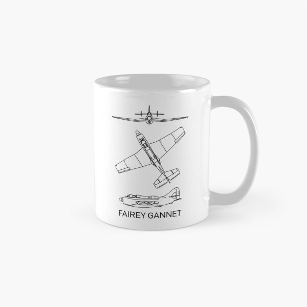 Item preview, Fairey Gannet British 1950s Plane Blueprints Diagram designed and sold by MilitaryMart.