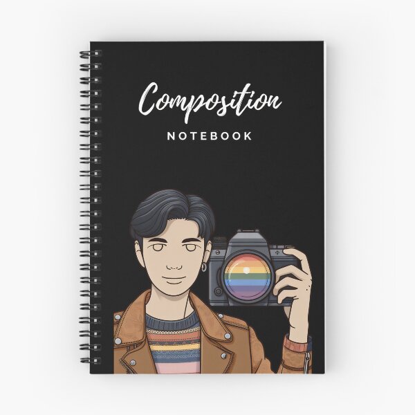 Item preview, Composition Notebook: Rainbow Lens designed and sold by BetaBlendDesign.