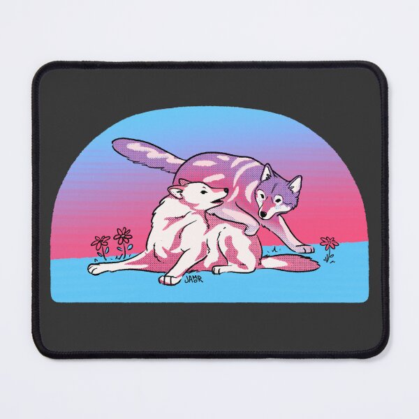 Item preview, Two Wolves Cool Retro designed and sold by jastinamor.