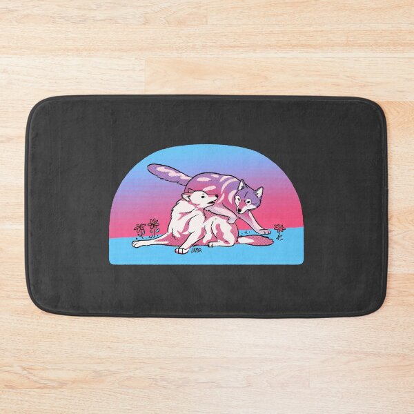 Item preview, Two Wolves Cool Retro designed and sold by jastinamor.
