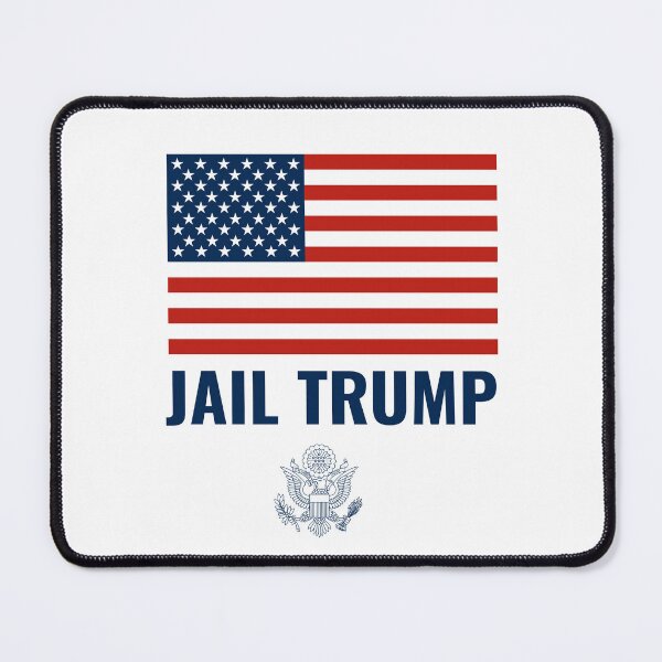 Item preview, Jail Trump Upside Down American Flag Anti-Trump Political Protest designed and sold by TQDitty.