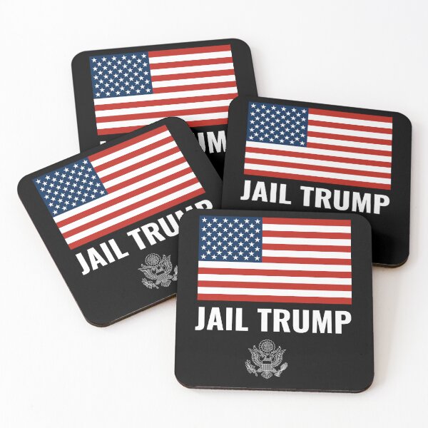 Item preview, Jail Trump Upside Down American Flag Anti-Trump Political Protest inverted designed and sold by TQDitty.
