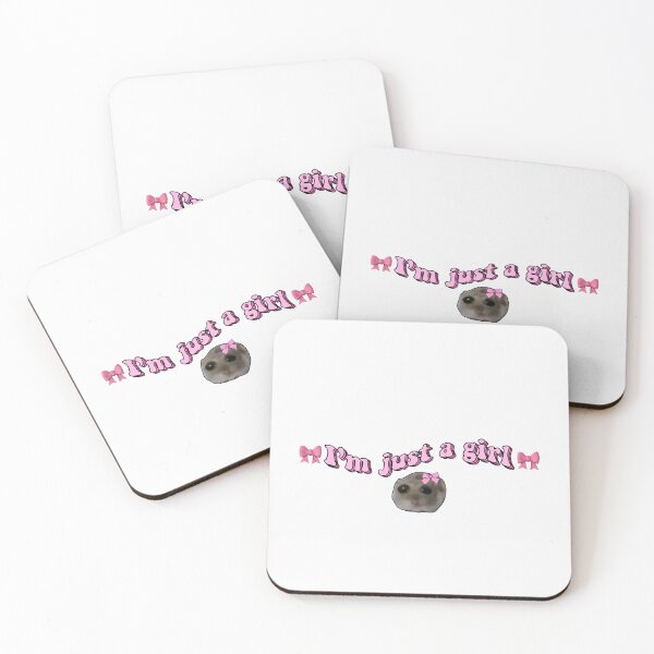 Item preview, Coquette Sad hamster meme I’m just a girl hamster designed and sold by vyascreations.