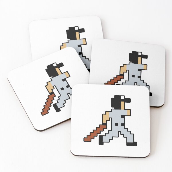 Item preview, Chicago Retro Pixel Baseball Player designed and sold by Bo-Bros-Tees.
